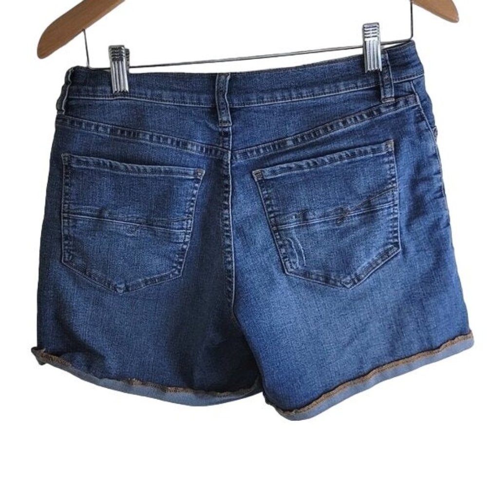 New York & Co. Women's Denim Shorts Blue size 4 - Picture 3 of 6